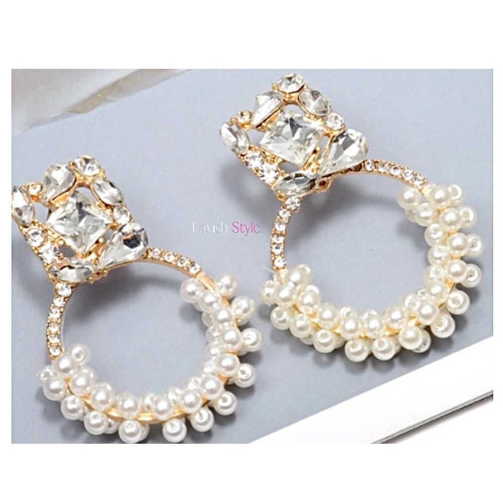 Crystal Beads Earrings